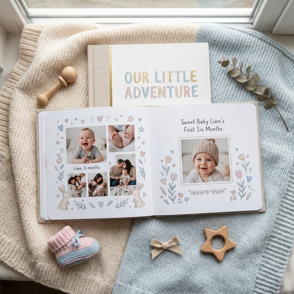 Baby's First Year Themed Photobook