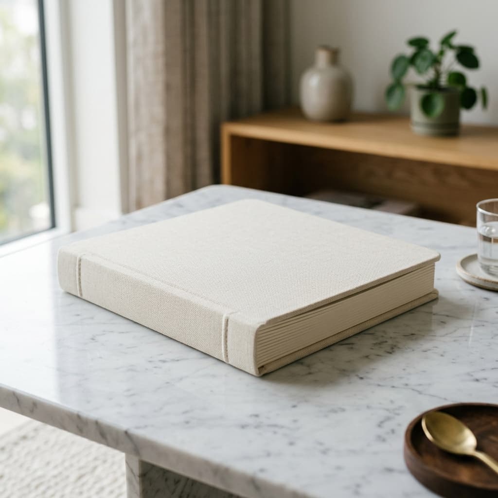 Elegant Linen Cover Album